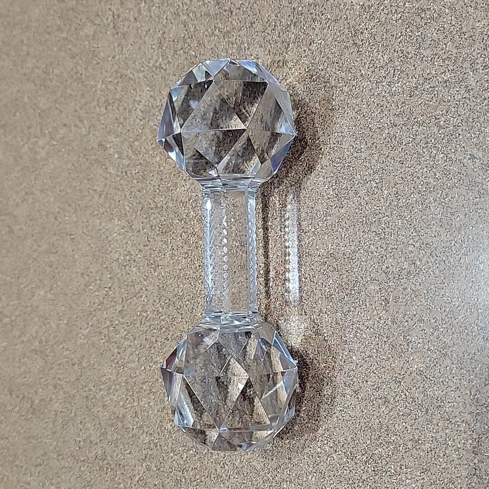 Vintage Glass Carving Knife Rest!!!
